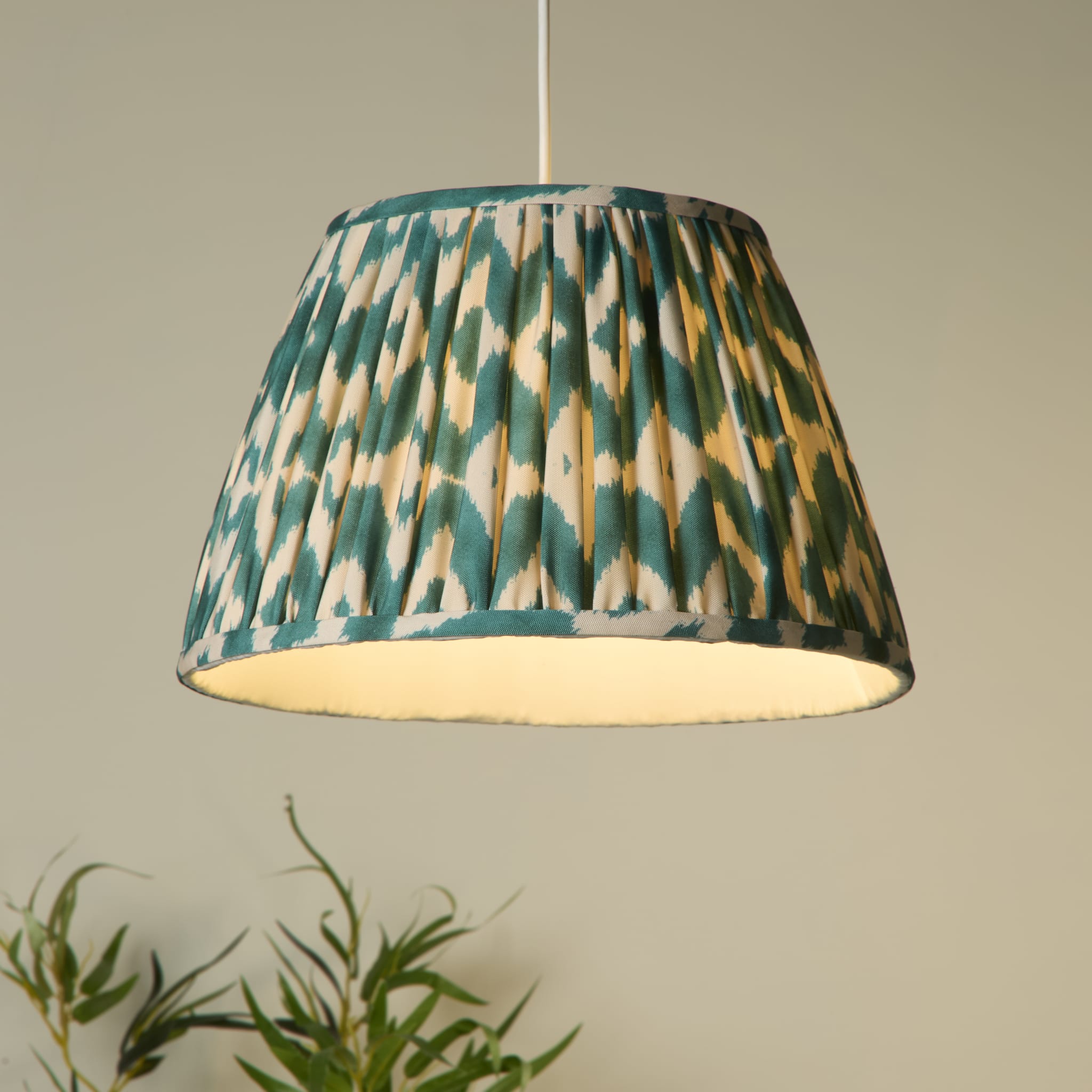 Eloise Green Pattern Tapered Shade