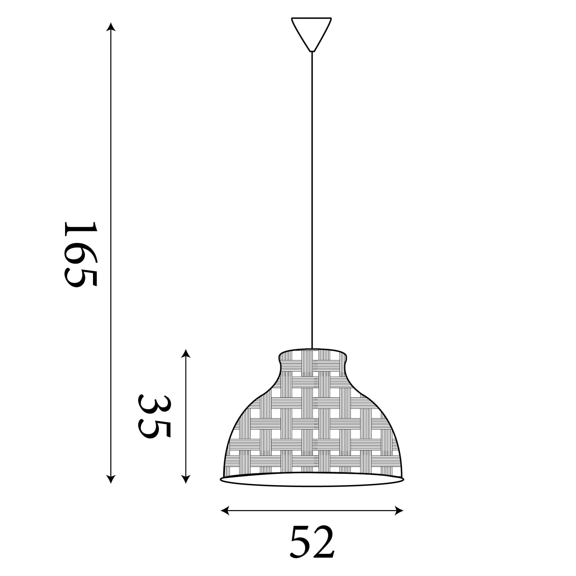 Bali Pendant - Bamboo