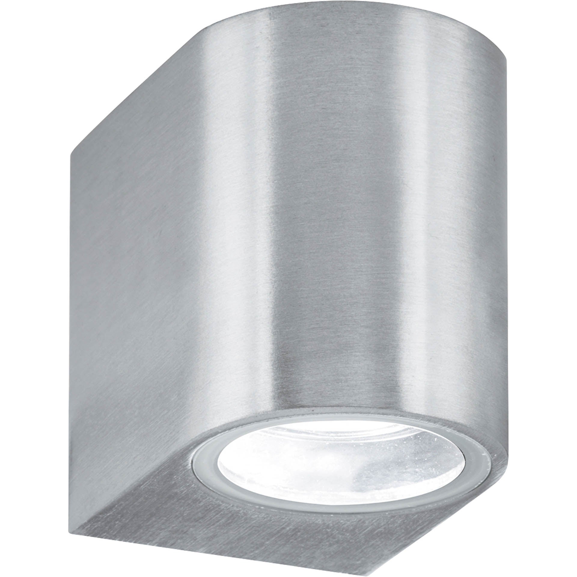 Eiffel Outdoor Wall Light - Clear & Frosted Satin Silver / 1