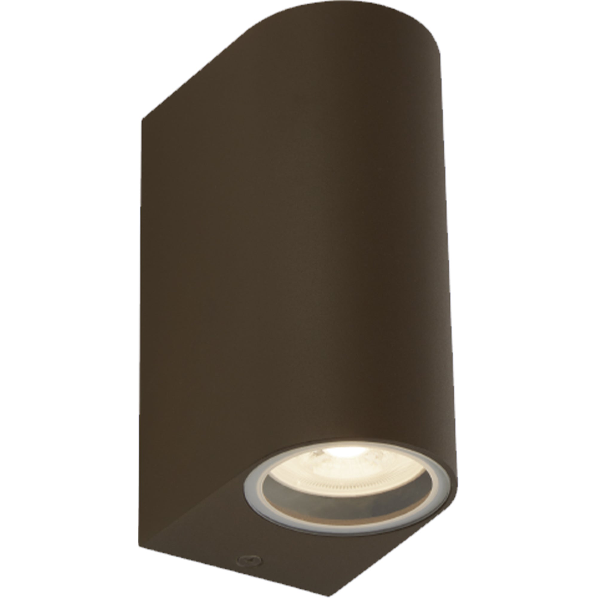 Eiffel Outdoor Wall Light - Clear & Frosted Rustic Brown / 1