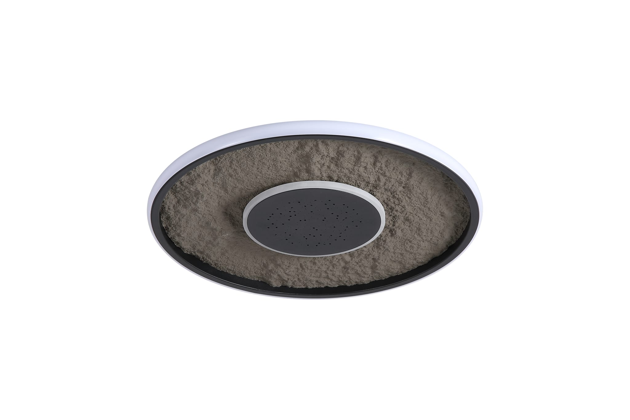 Lumadisc LED Flush, Matt Black