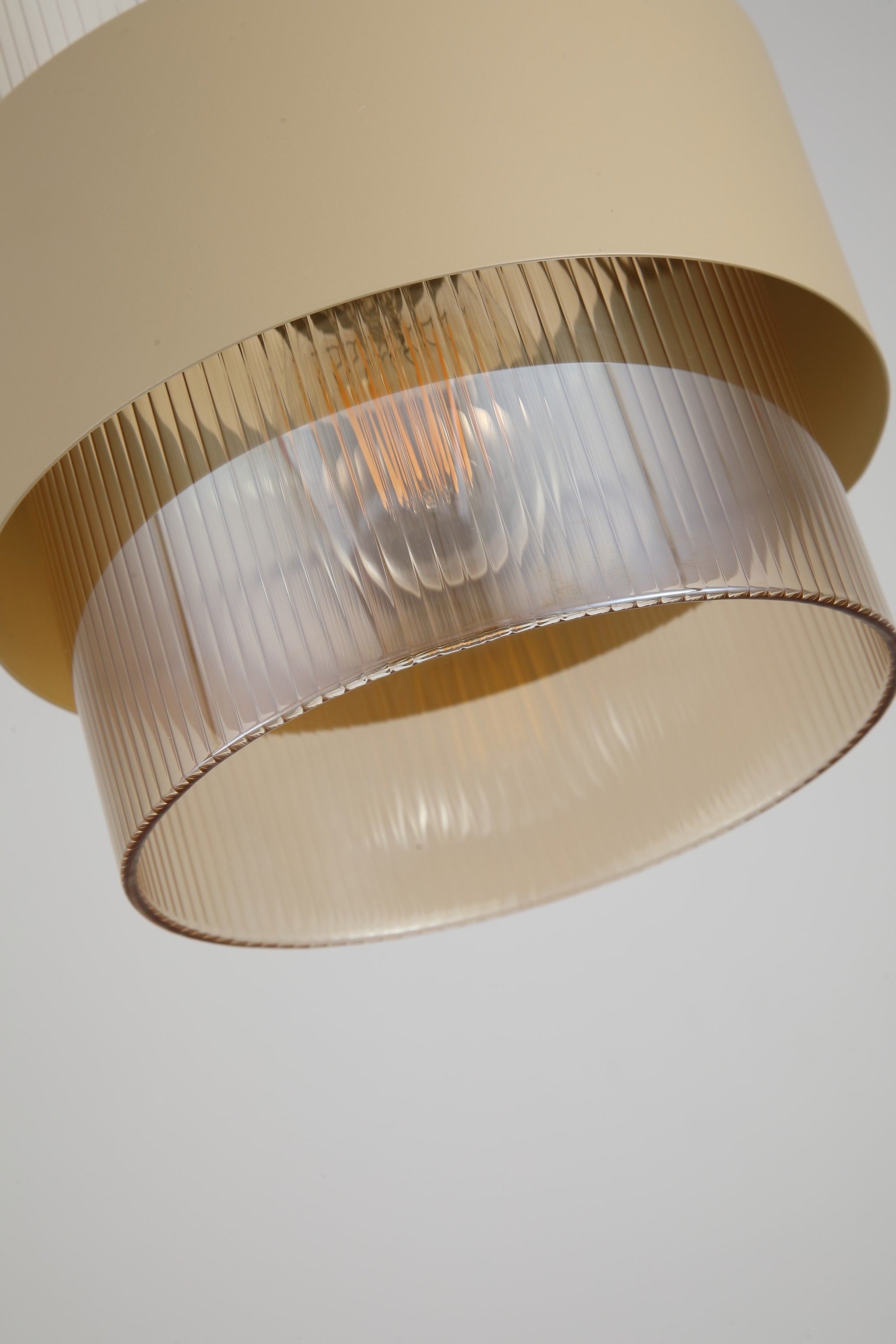Royal Pendant, Convertible to Semi-Flush, Sand Metal
