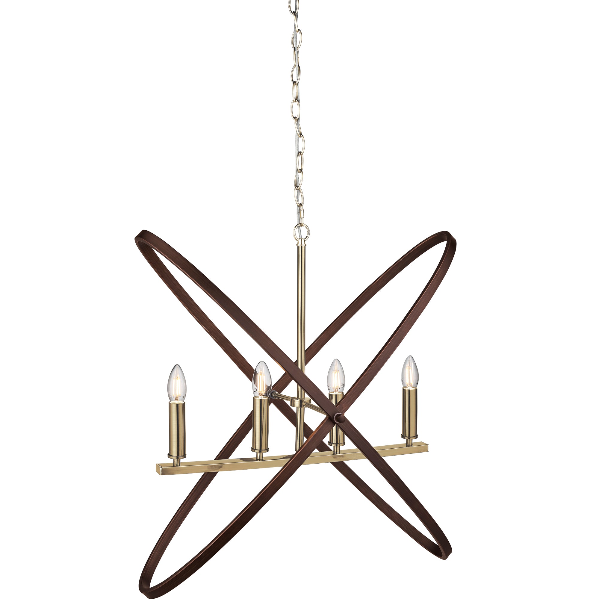 Hoopla Ceiling Pendant - Bronze Metal