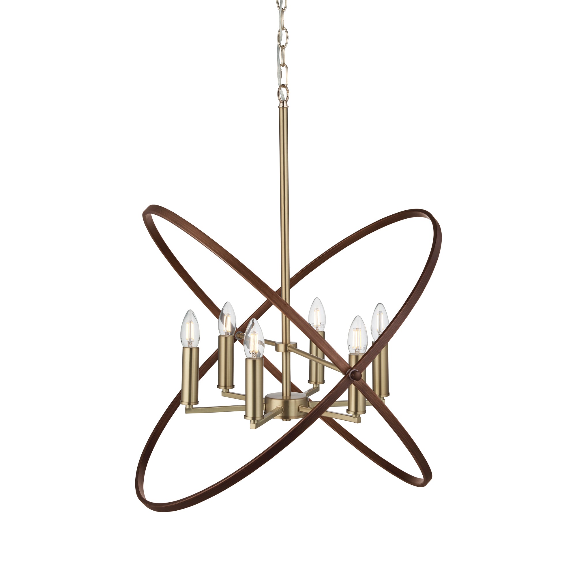 Hoopla  Pendant - Pewter Metal Bronze Metal / 6