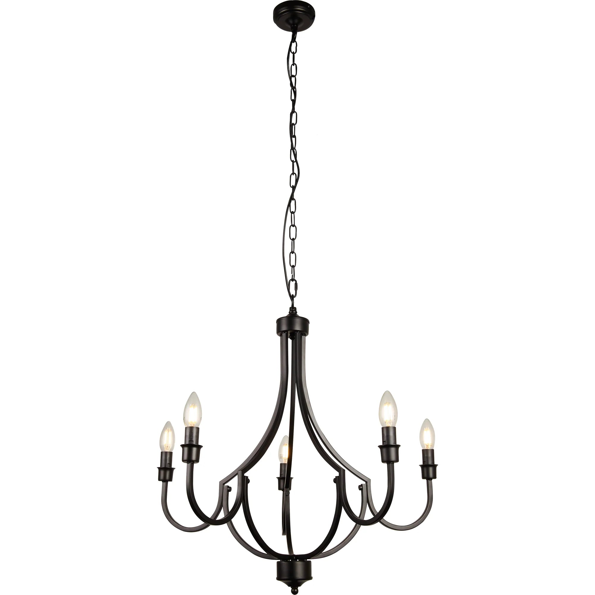 Lodge Pendant - Black Metal