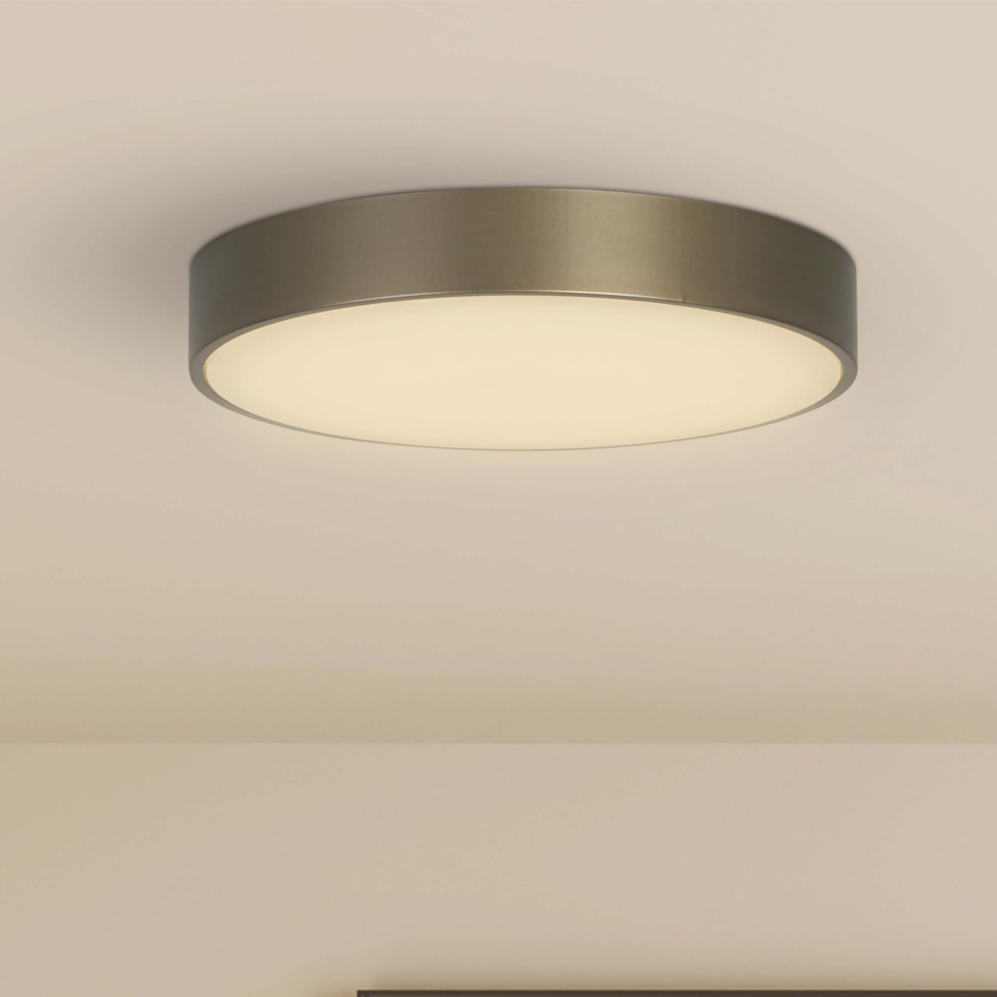 Palma LED Flush, Bronze Polycarbonate with
