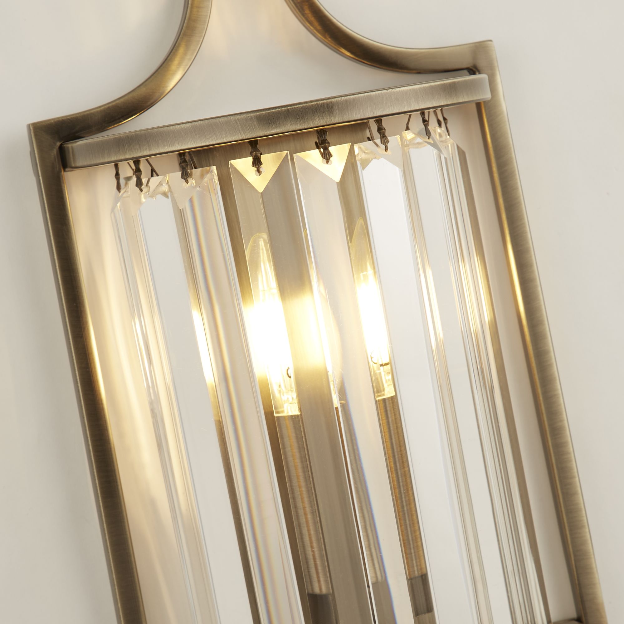 Victoria Wall Light Antique Brass