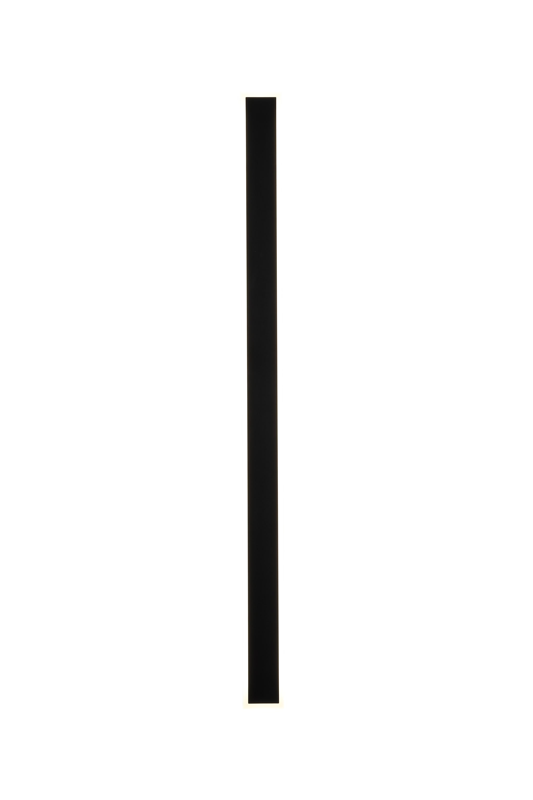 Bordo II Square LED Outdoor Wall Light, Length 1200mm, Black