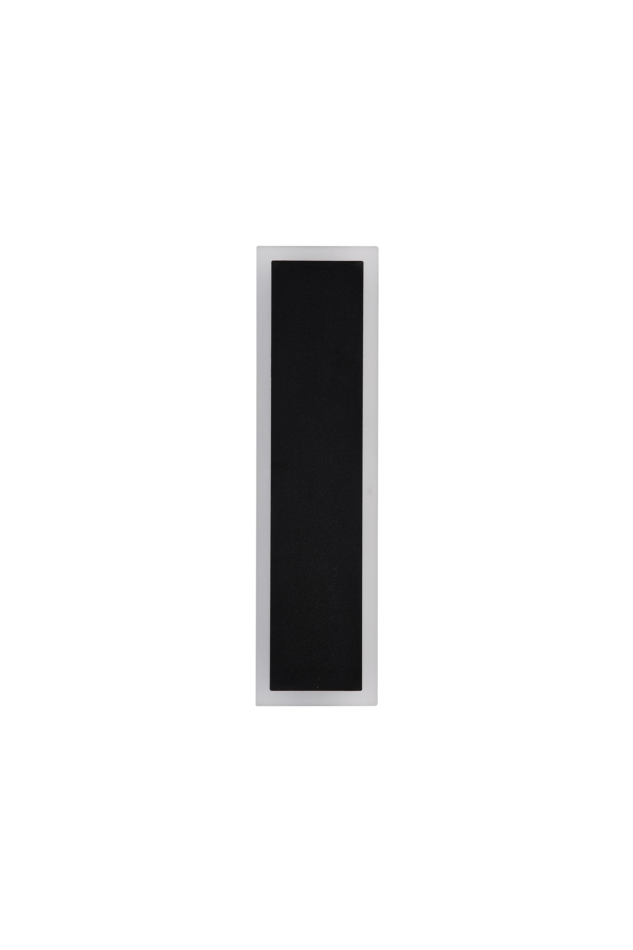 Bordo II Square LED Outdoor Wall Light, Length 300mm, Black