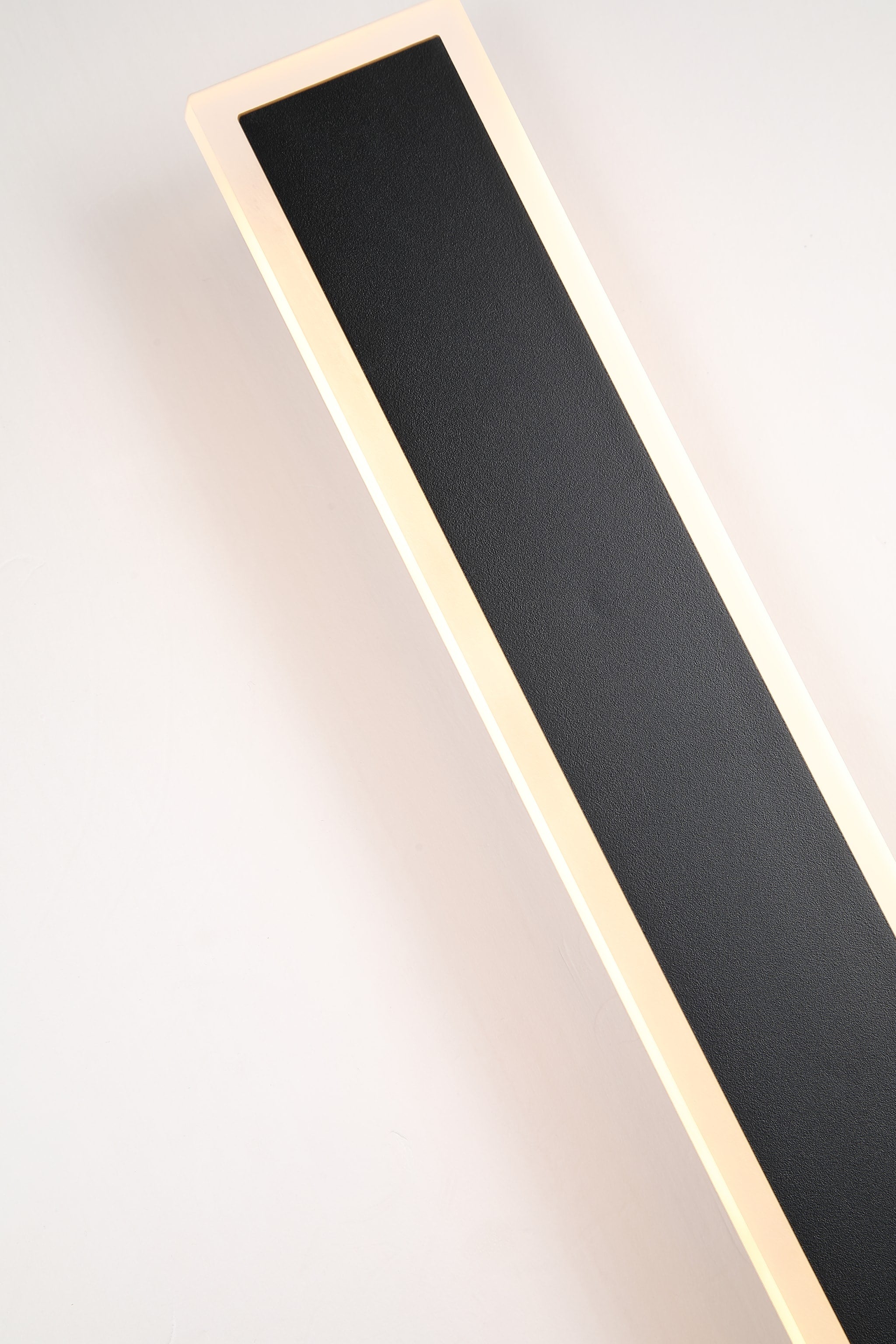 Bordo II Square LED Outdoor Wall Light, Length 600mm, Black