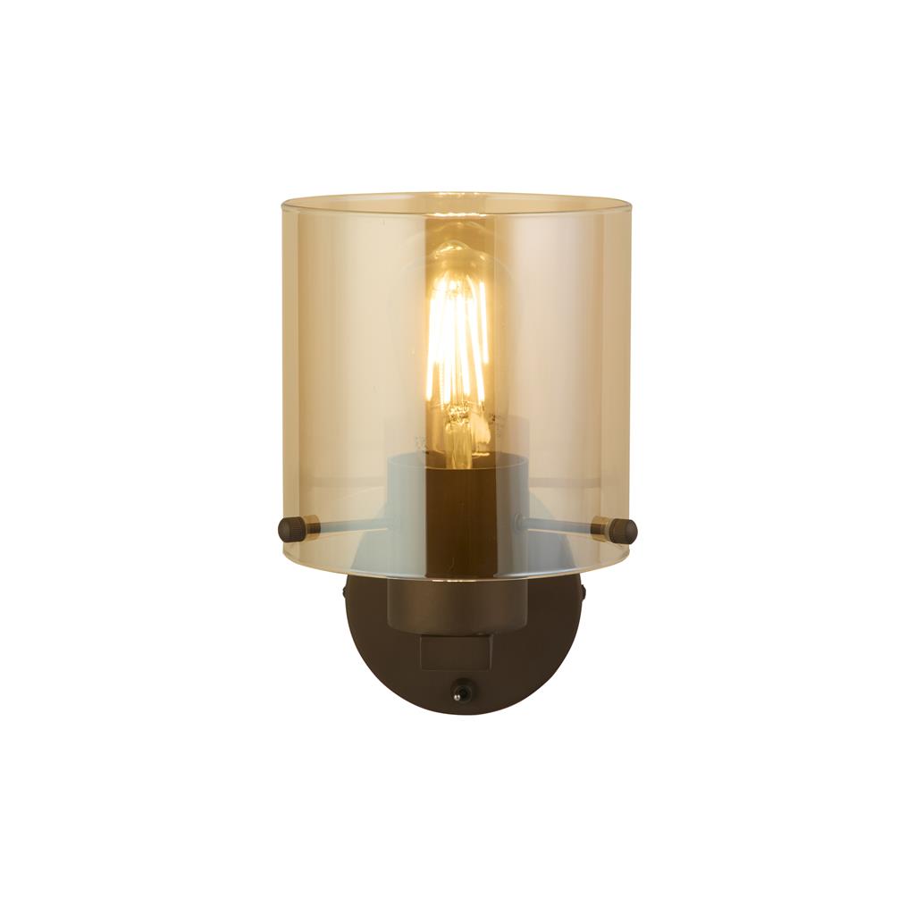 SWEDEN 1LT WALL LIGHT MOCHA