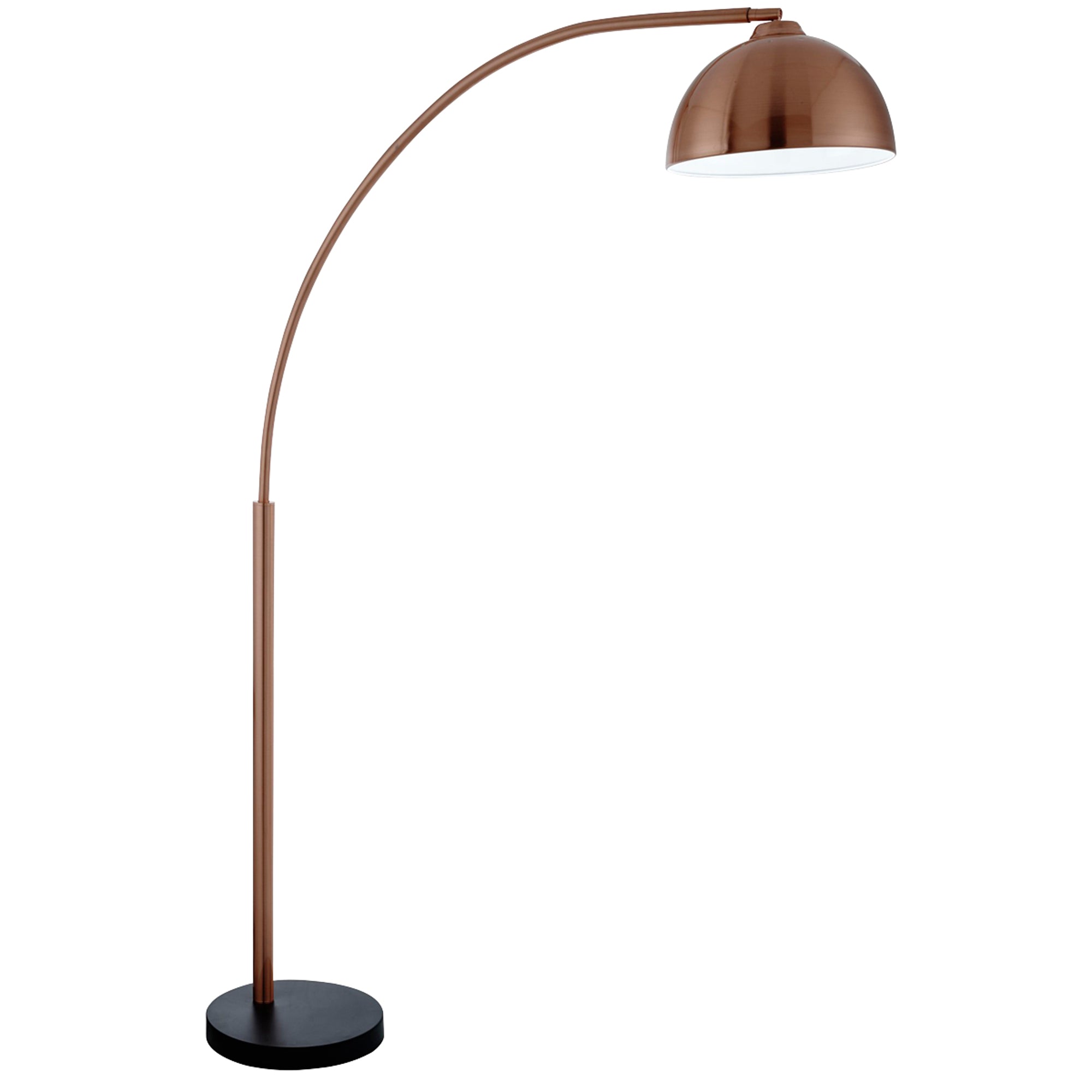 Giraffe Floor Lamp - Copper & Black Marble Base