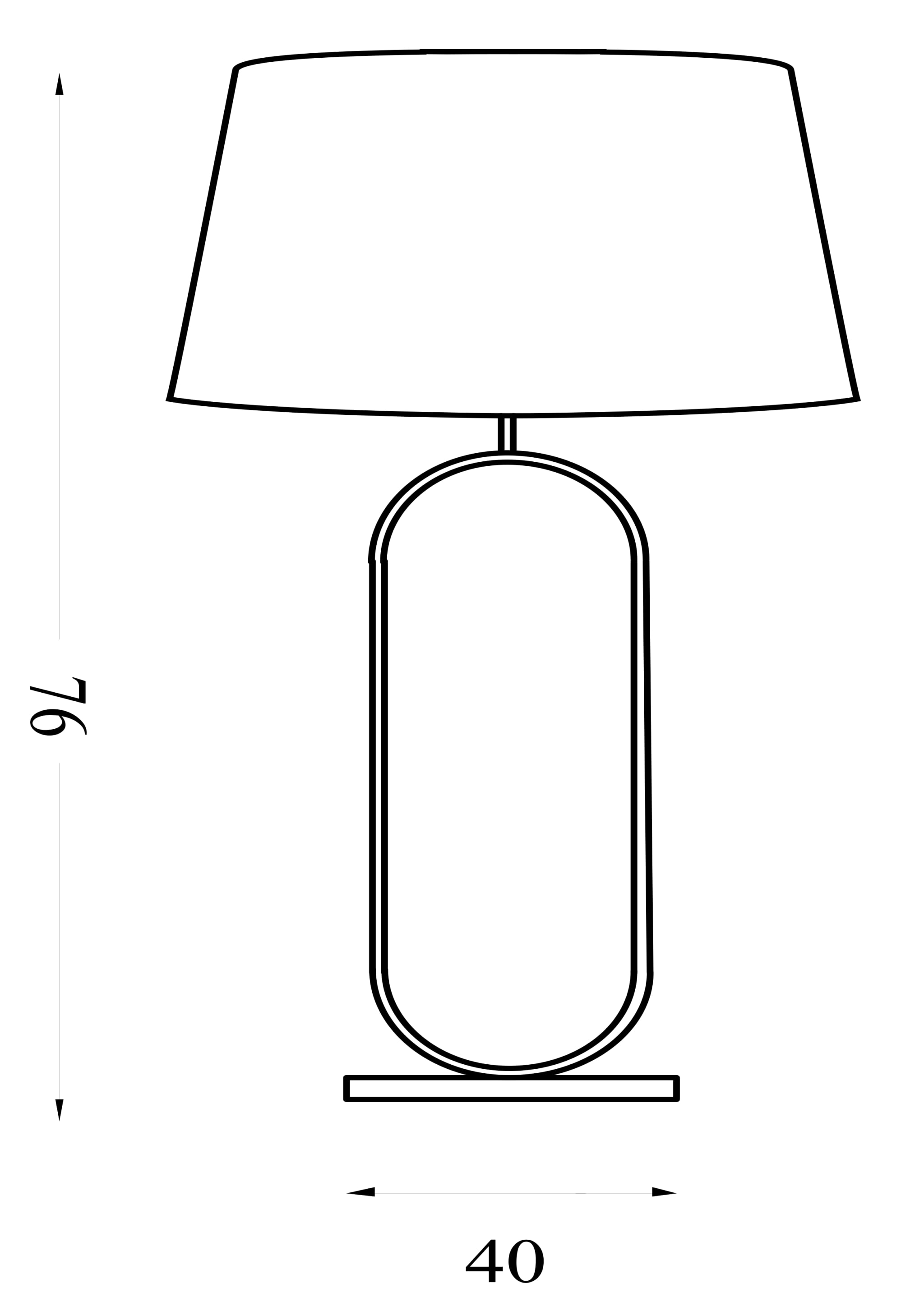 Modish Table Lamp - Matt Black Metal With Emerald Shade