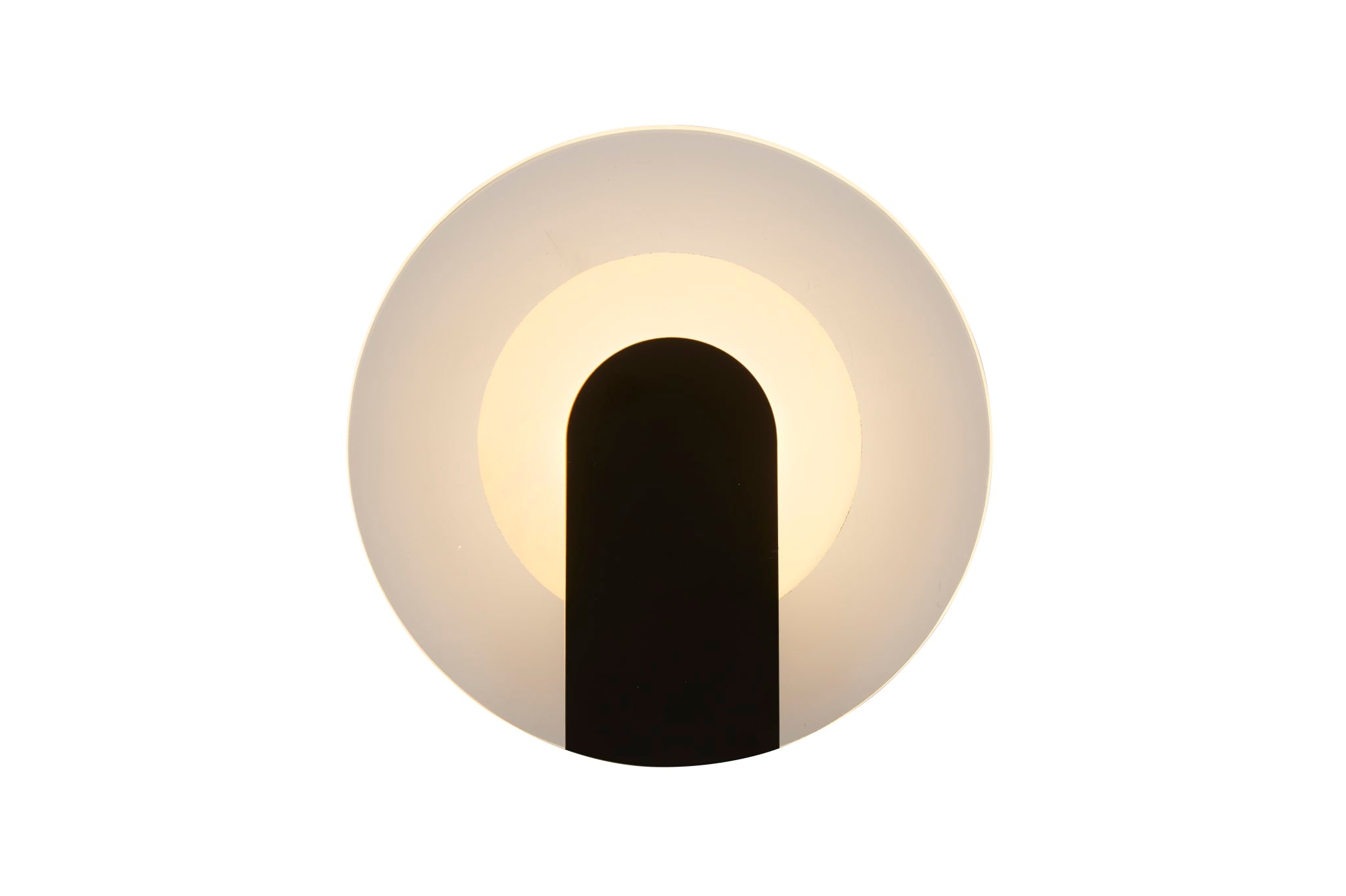 Target LED Wall Light, Sand Black Metal