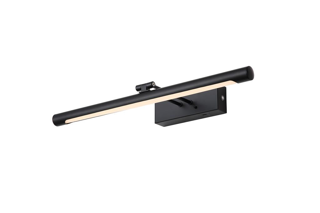 Holton Rechargeable Wall Lamp, Matt Black