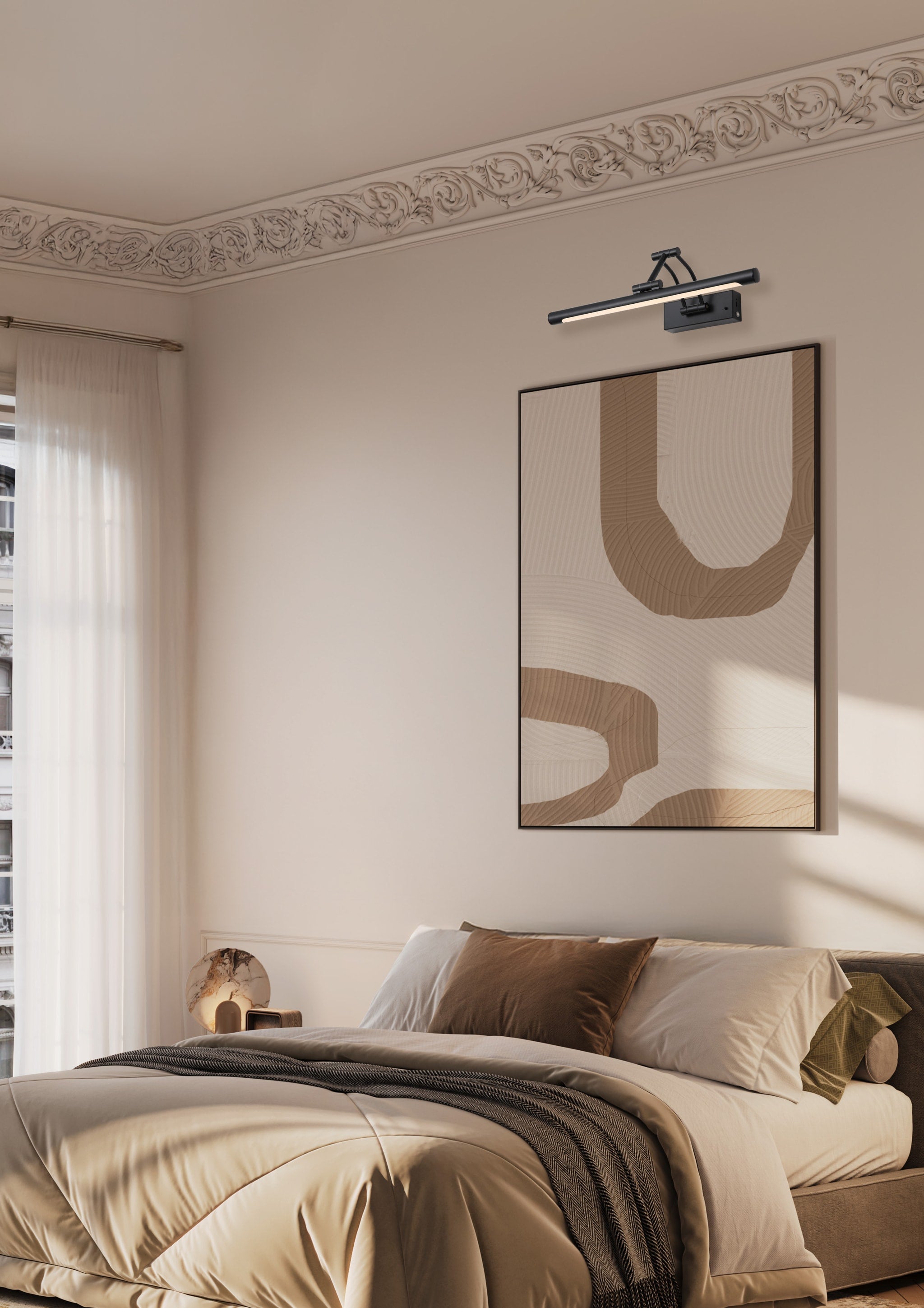 Herron Rechargeable Wall Lamp - Matt Black