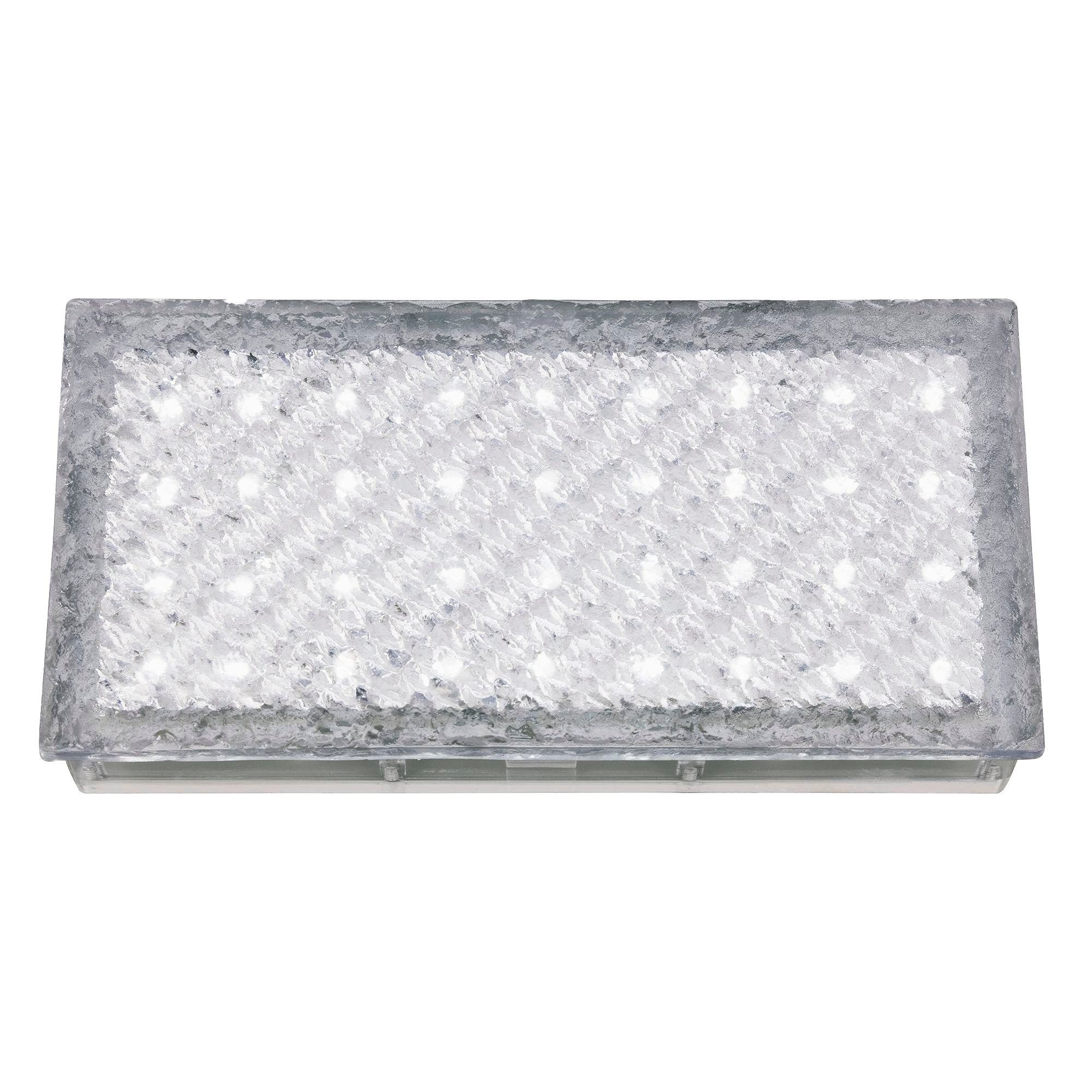 Walkover Outdoor Recessed - White Metal & Polycarbonate White and Clear (100 x 74)