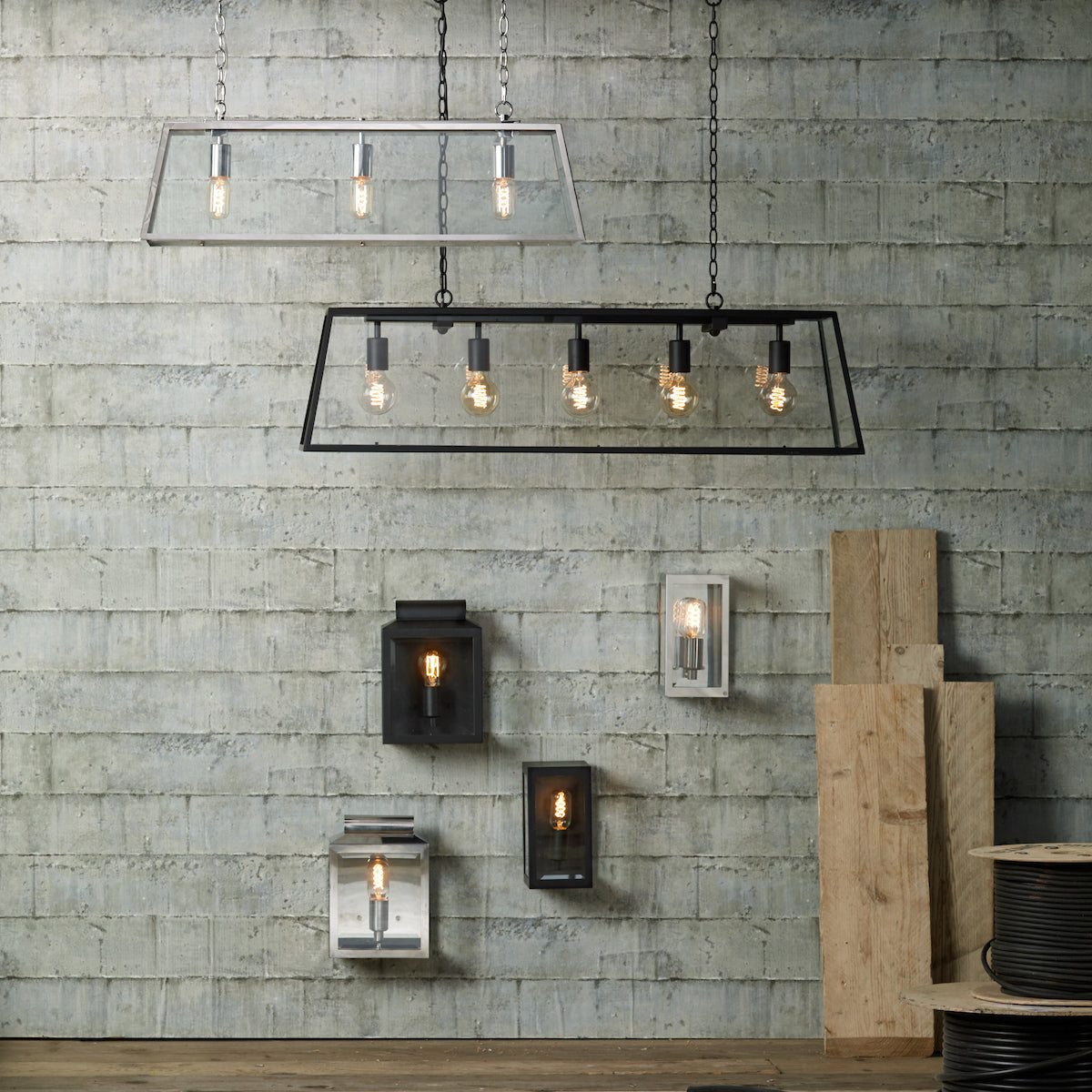ACADEMY 3LT PENDANT STAINLESS STEEL