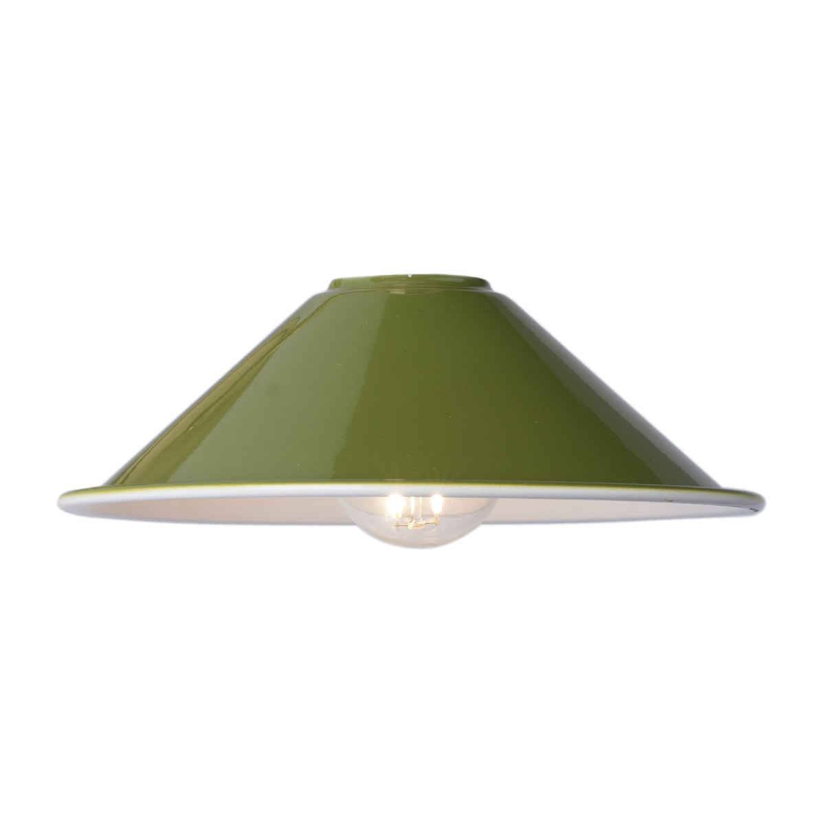 ACCESSORIES METAL OLIVE GREEN SHADE ONLY 18CM