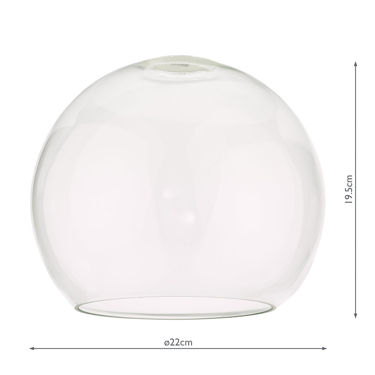 ACCESSORIES ROUND GLASS E27 FOR MIX AND MATCH