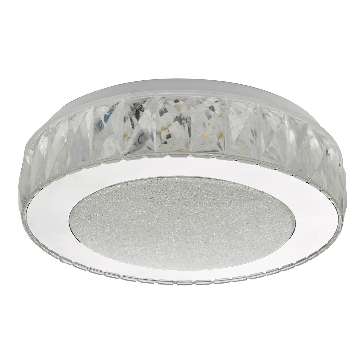 AKELIA FLUSH SML ACRYLIC STAINLESS STEEL LED