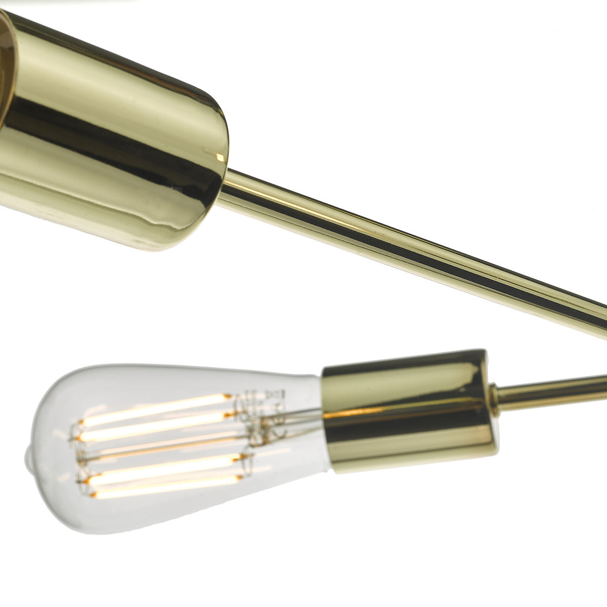 ALANA 6LT ADJUSTABLE PENDANT POLISHED GOLD