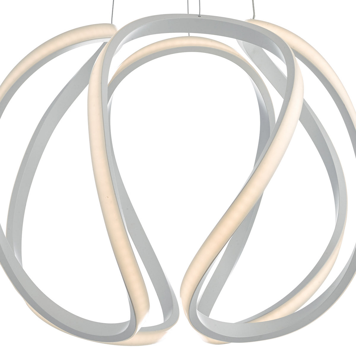 ALONSA PENDANT LARGE WHITE LED