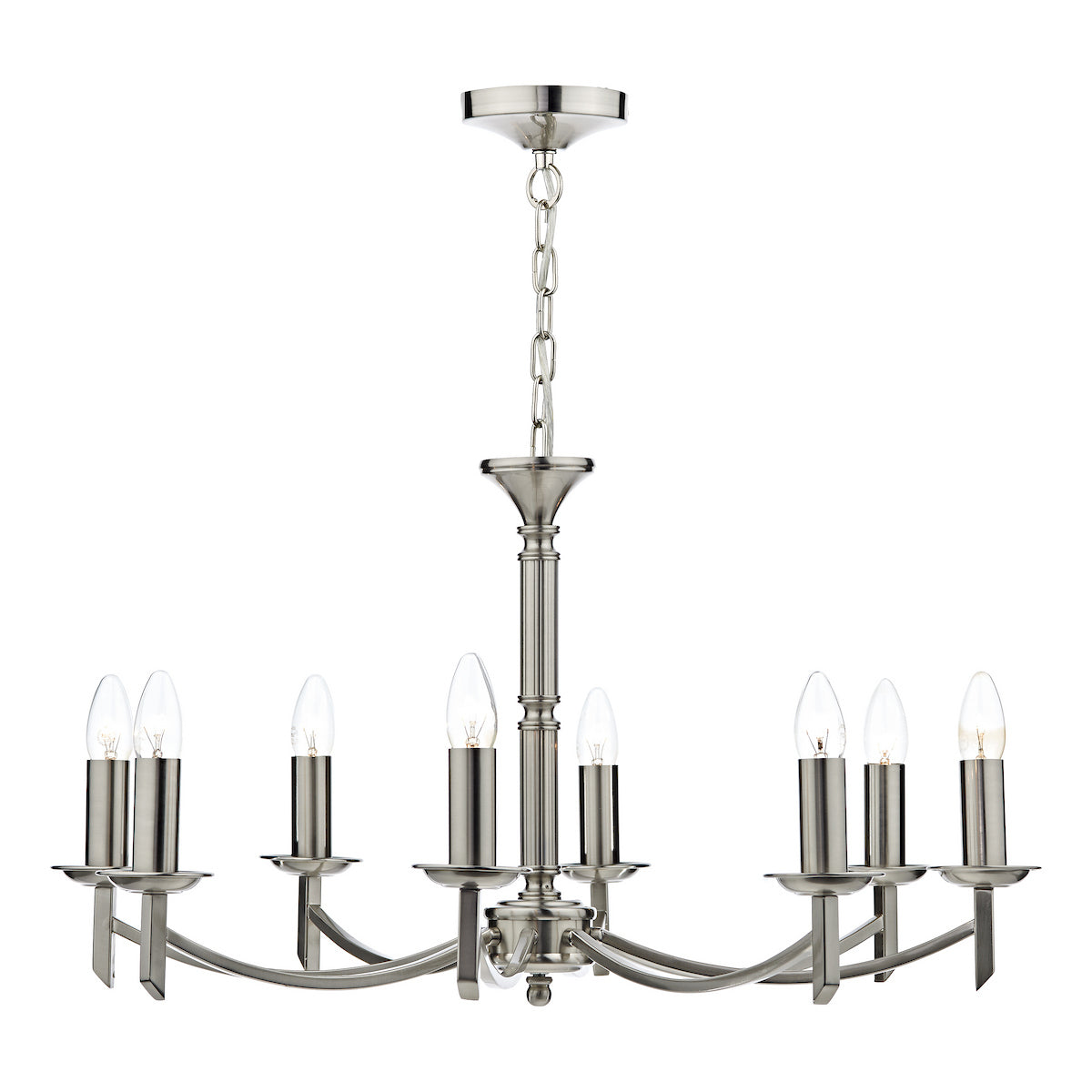 AMBASSADOR 8LT DUAL MOUNT PENDANT SAT CHR