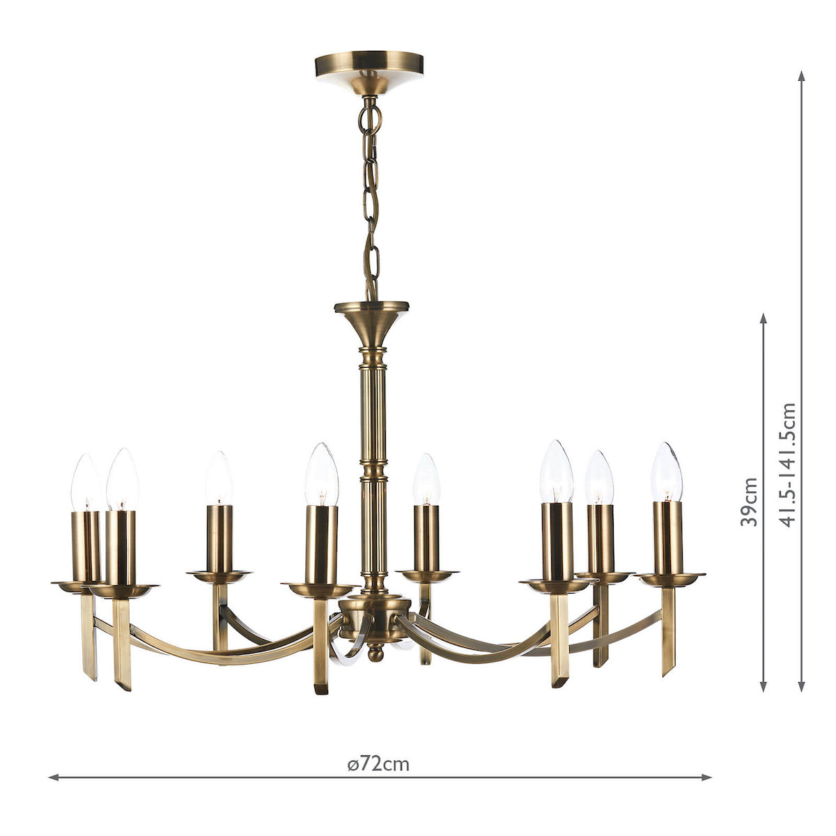 AMBASSADOR 8LT DUAL MOUNT PENDANT ANT BRA