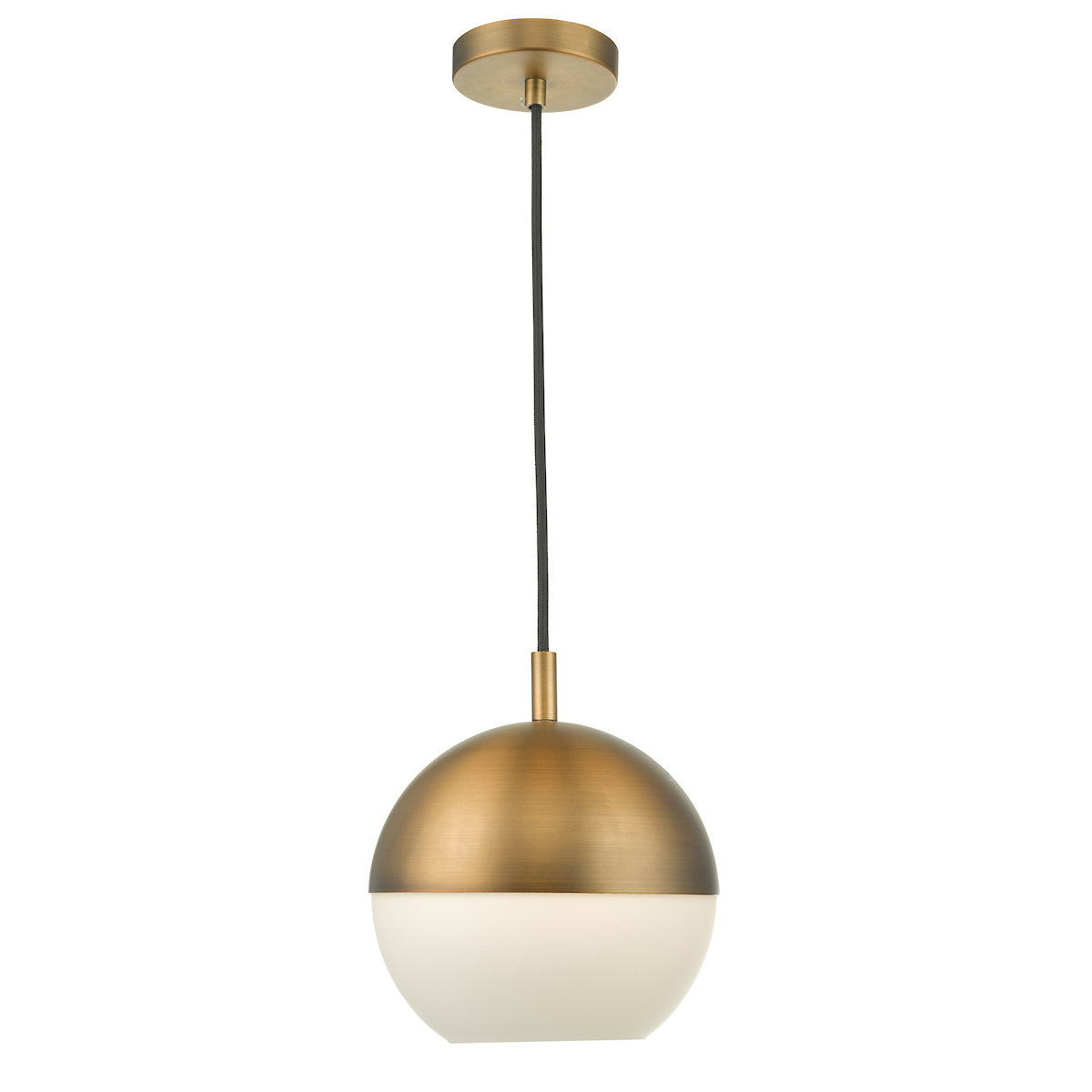 ANDRE 1LT PENDANT AGED BRASS