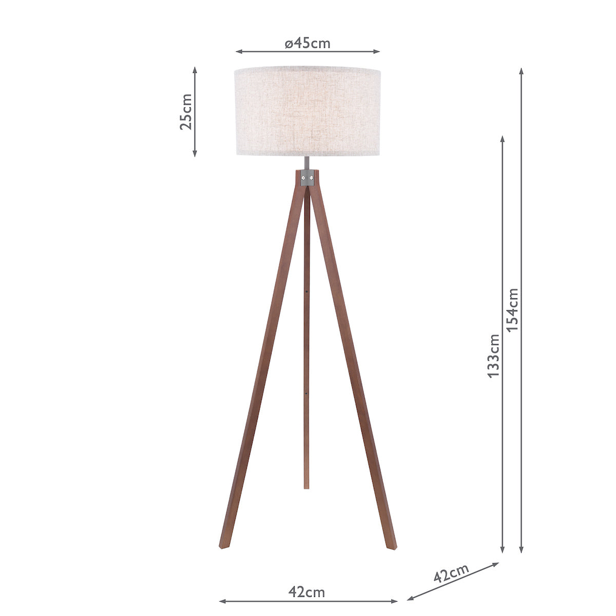 ARMITAGE FL WALNUT STAIN WITH TRAY CW NATURAL LINE