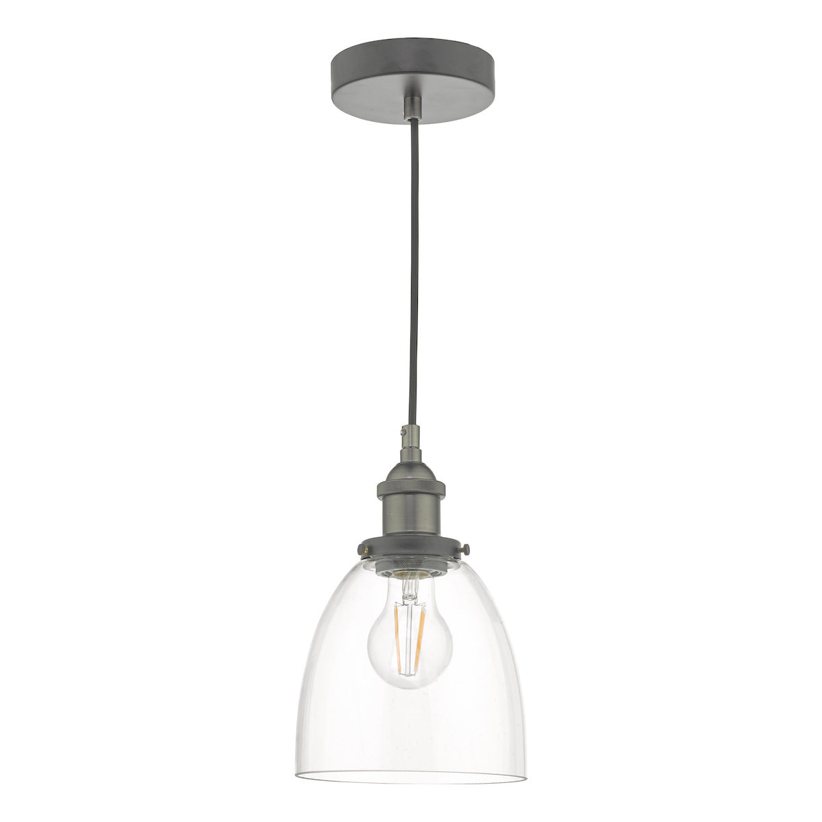 ARVIN 1LT PENDANT ANT CHR