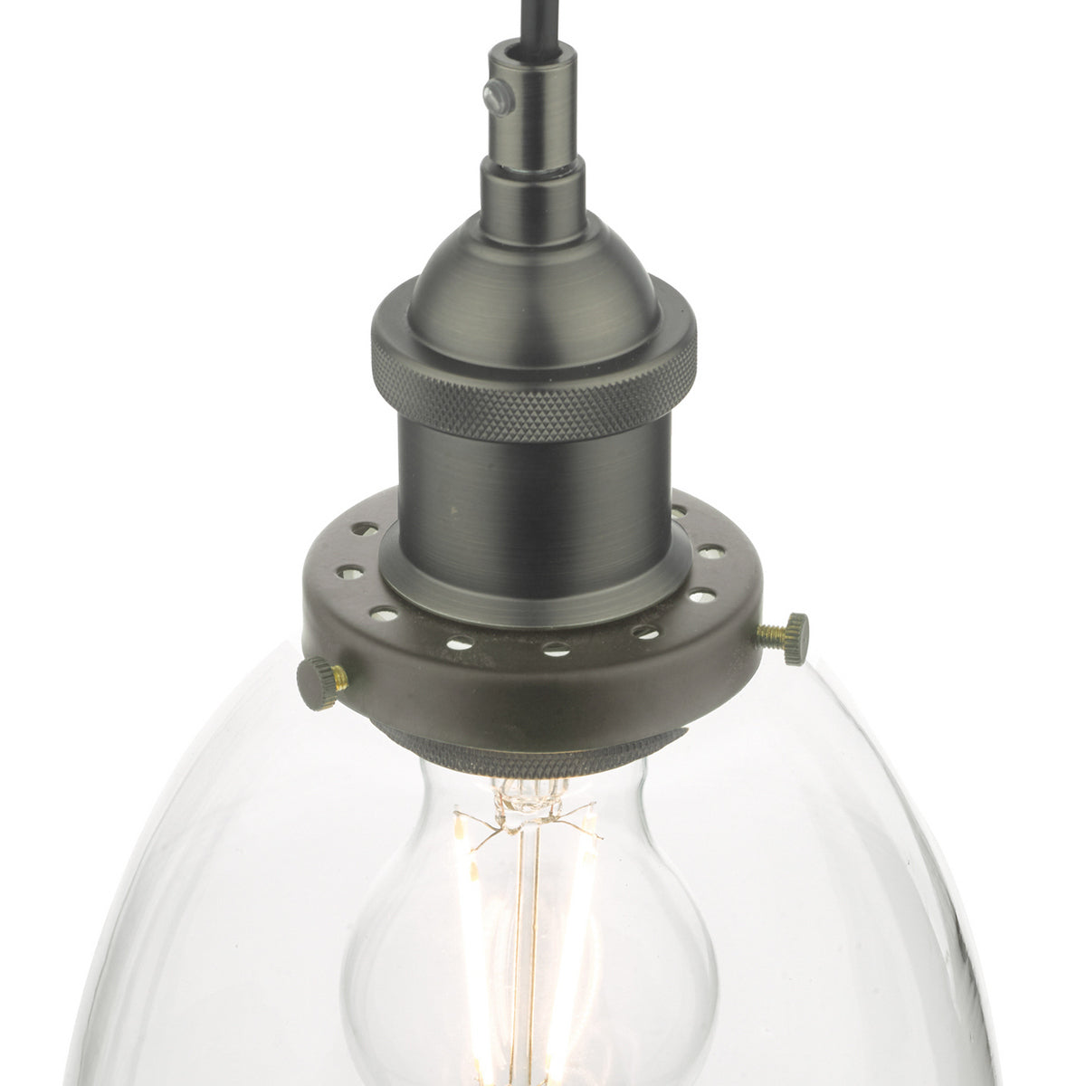 ARVIN 1LT PENDANT ANT CHR