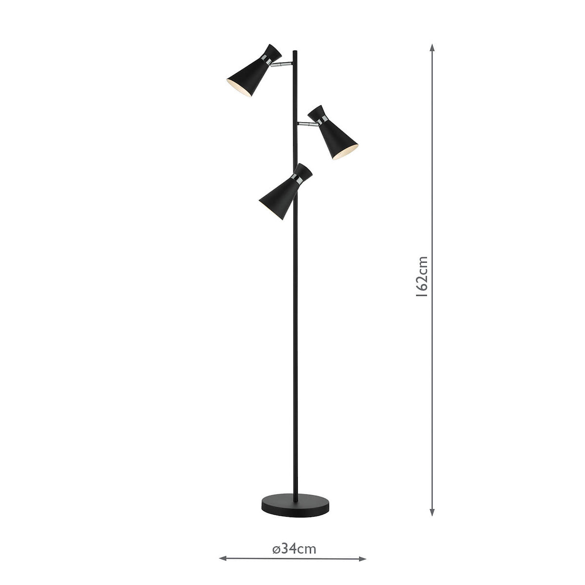 ASHWORTH 3LT FL BLACK POL CHR