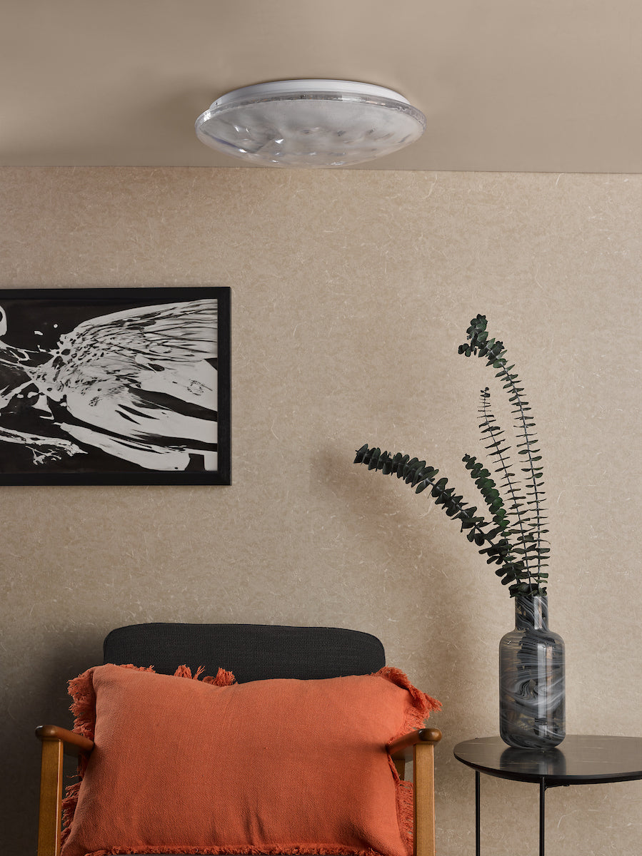 ATARA FLUSH WHITE ACRYLIC 40CM LED