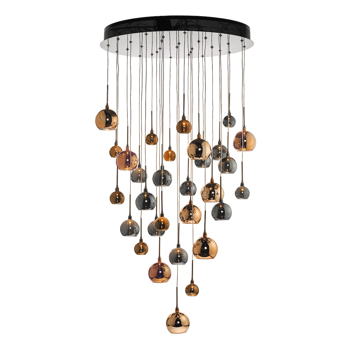 AURELIA 30LT CLUSTER PENDANT COPPER DARK COPPER AN