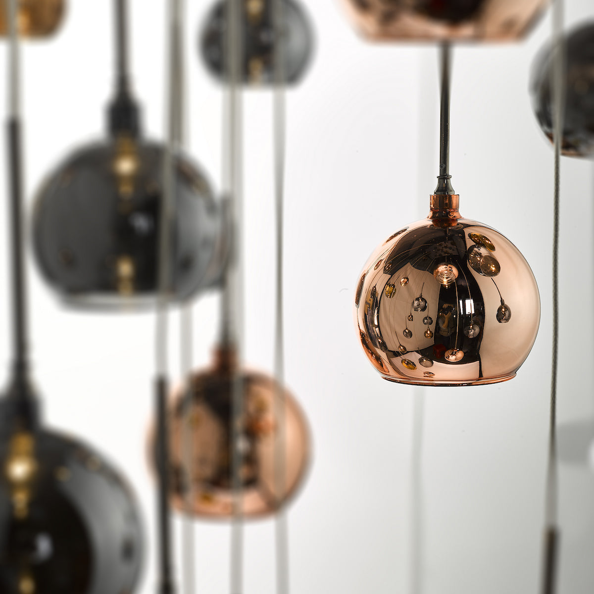 AURELIA 30LT CLUSTER PENDANT COPPER DARK COPPER AN