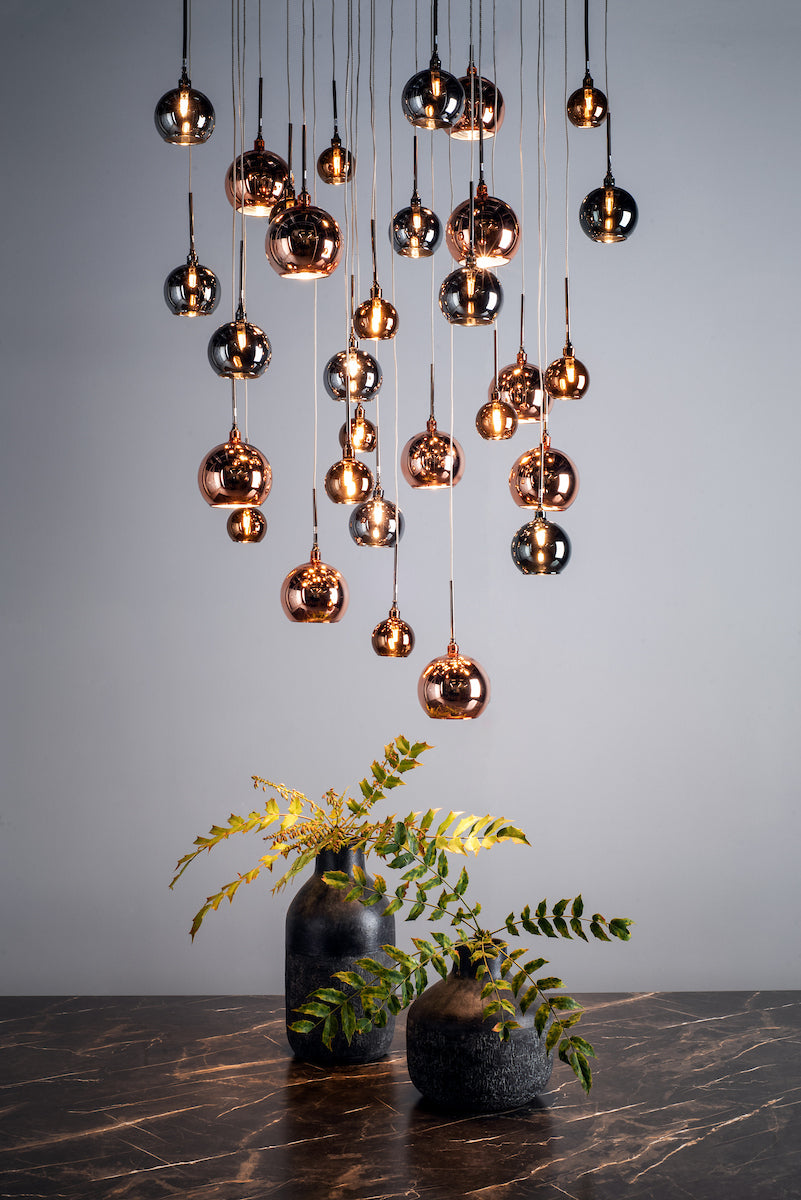 AURELIA 30LT CLUSTER PENDANT COPPER DARK COPPER AN