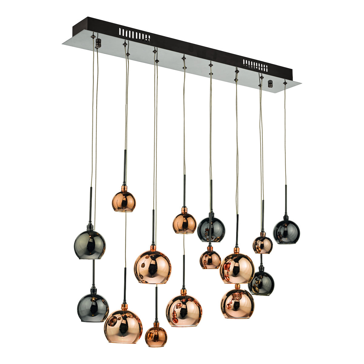 AURELIA 15LT BAR PENDANT COPPER DARK COPPER AND BR