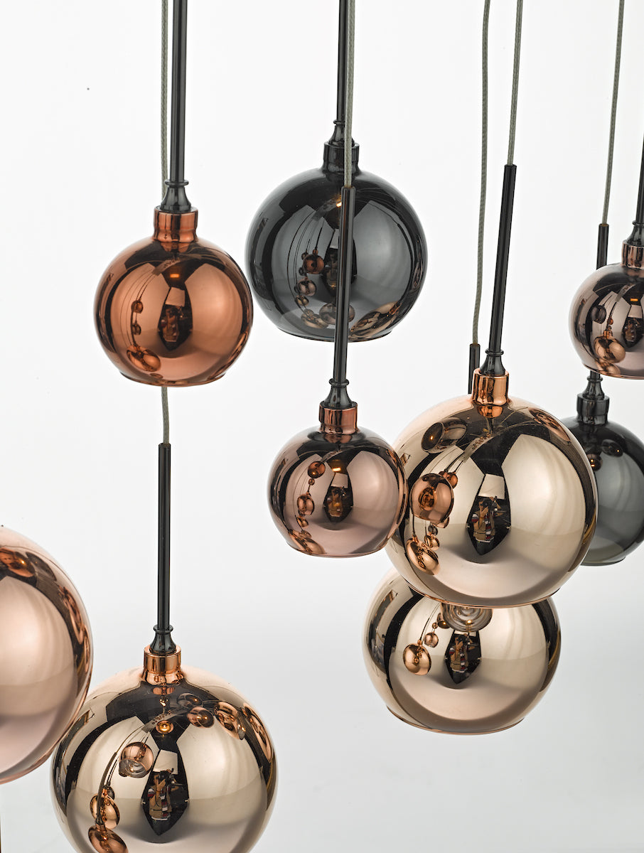 AURELIA 15LT BAR PENDANT COPPER DARK COPPER AND BR