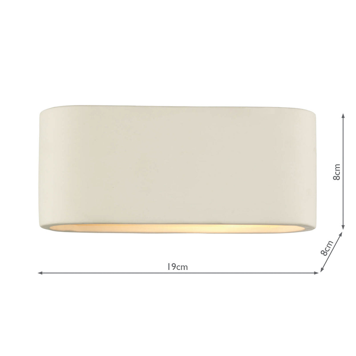 AXTON CERAMIC WALL LIGHT SMALL