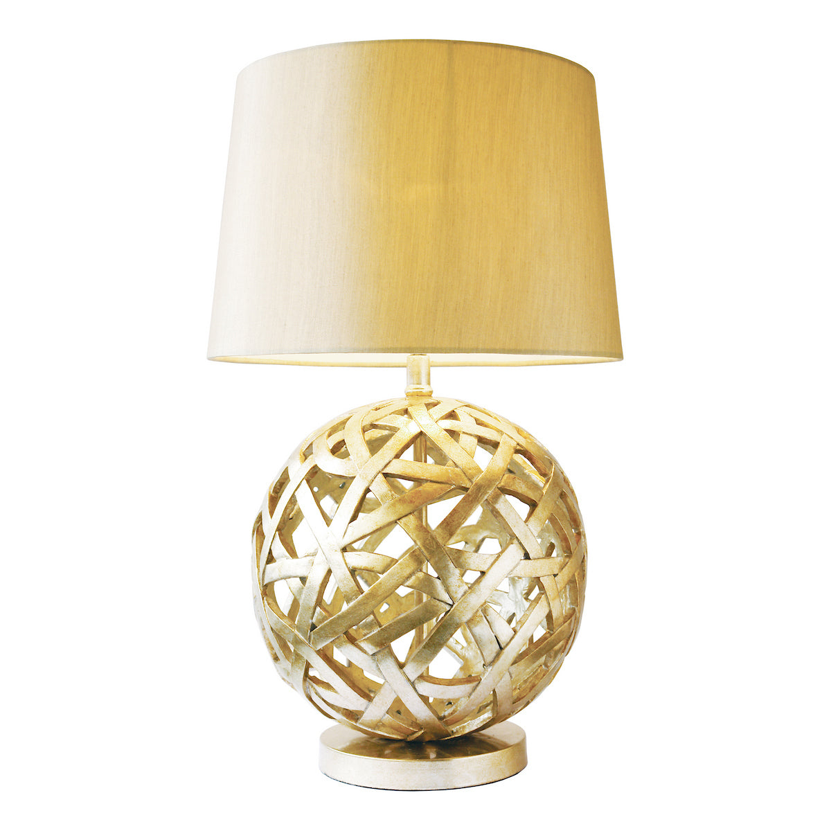 BALTHAZAR BALL SHAPE TABLE LAMP BASE CW SHADE
