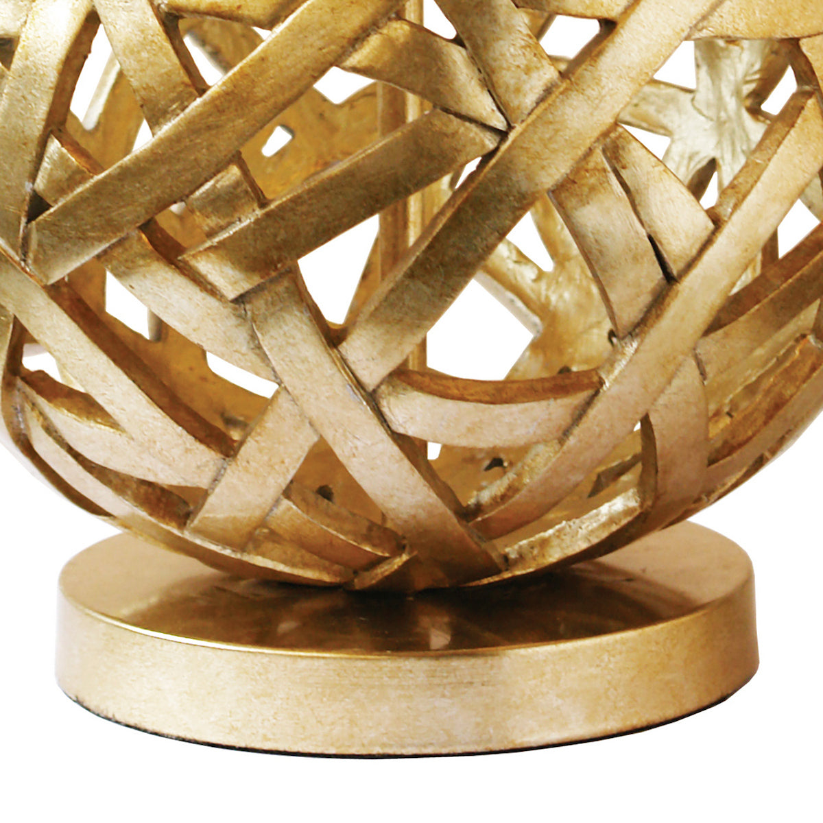 BALTHAZAR BALL SHAPE TABLE LAMP BASE CW SHADE