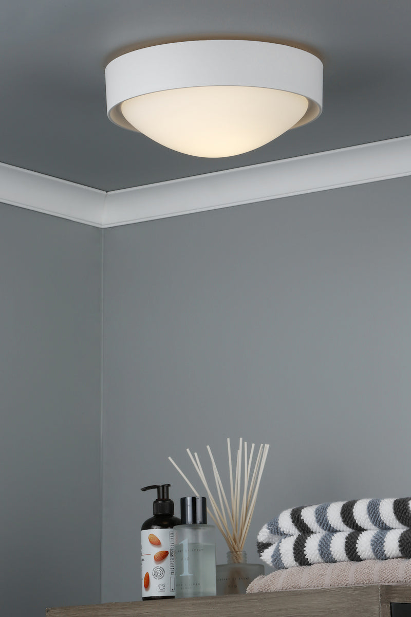 BETA 1LT FLUSH WHITE IP44