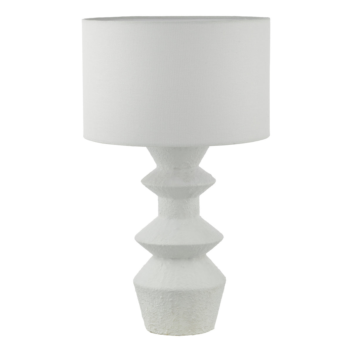 BIDELIA TL MATT WHITE CW LINEN SHADE