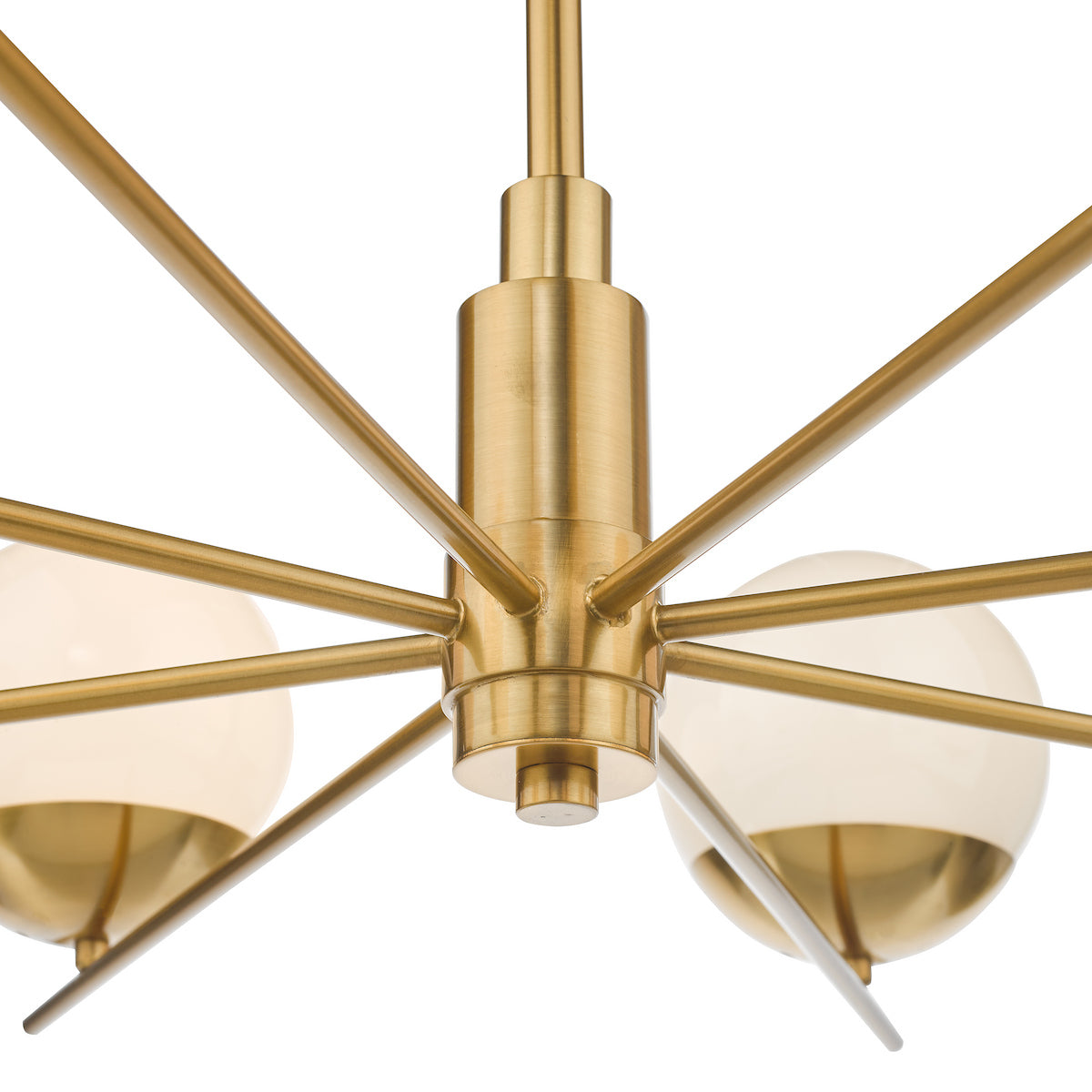 BOMBAZINE 8LT PENDANT NATURAL BRASS CW GLS SHDS