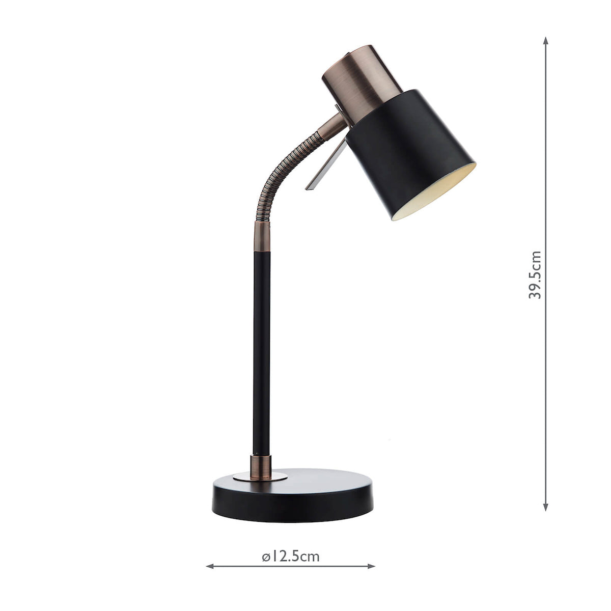 BOND DESK LAMP BLACK COPPER