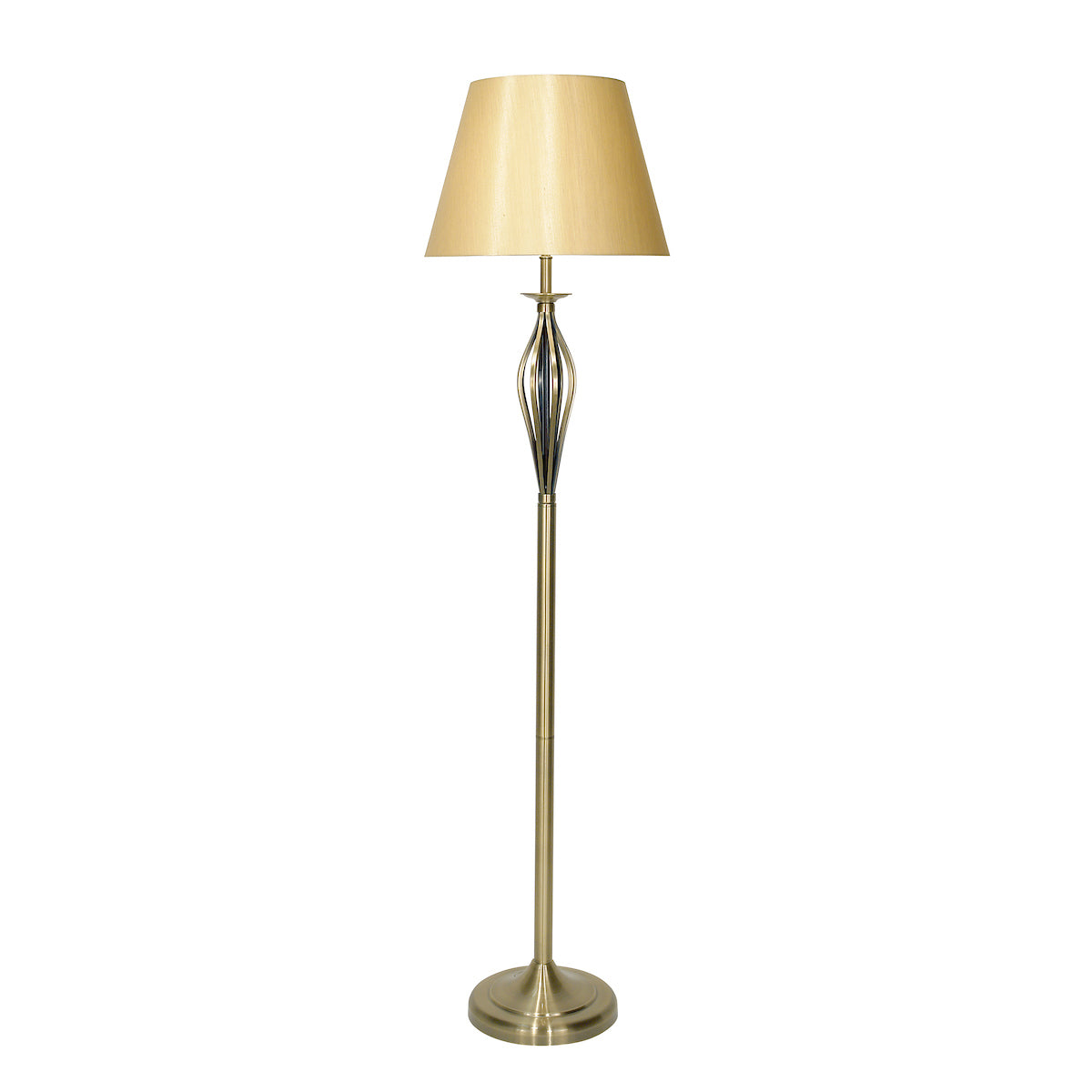 BYBLISS (SOLD AS 2 PACK) FLOOR LAMP ANT BRASS CW S