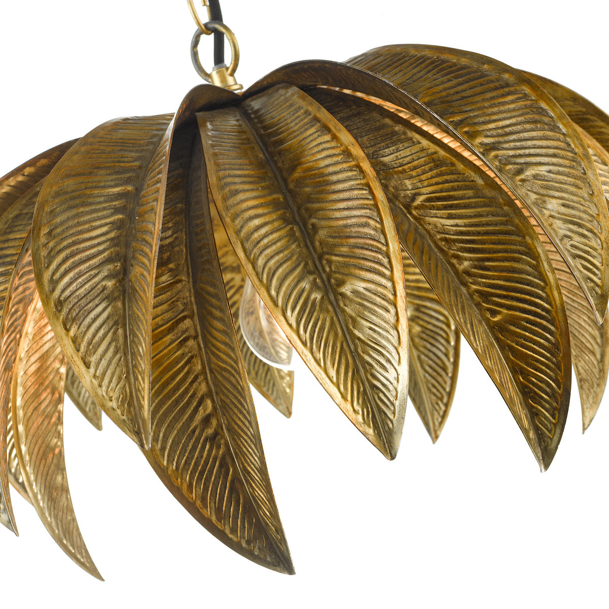 CARA 1LT PENDANT ANTIQUE GOLD