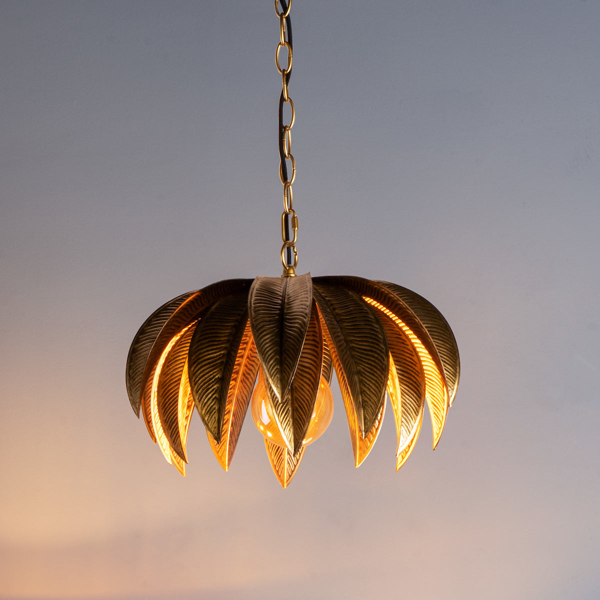 CARA 1LT PENDANT ANTIQUE GOLD